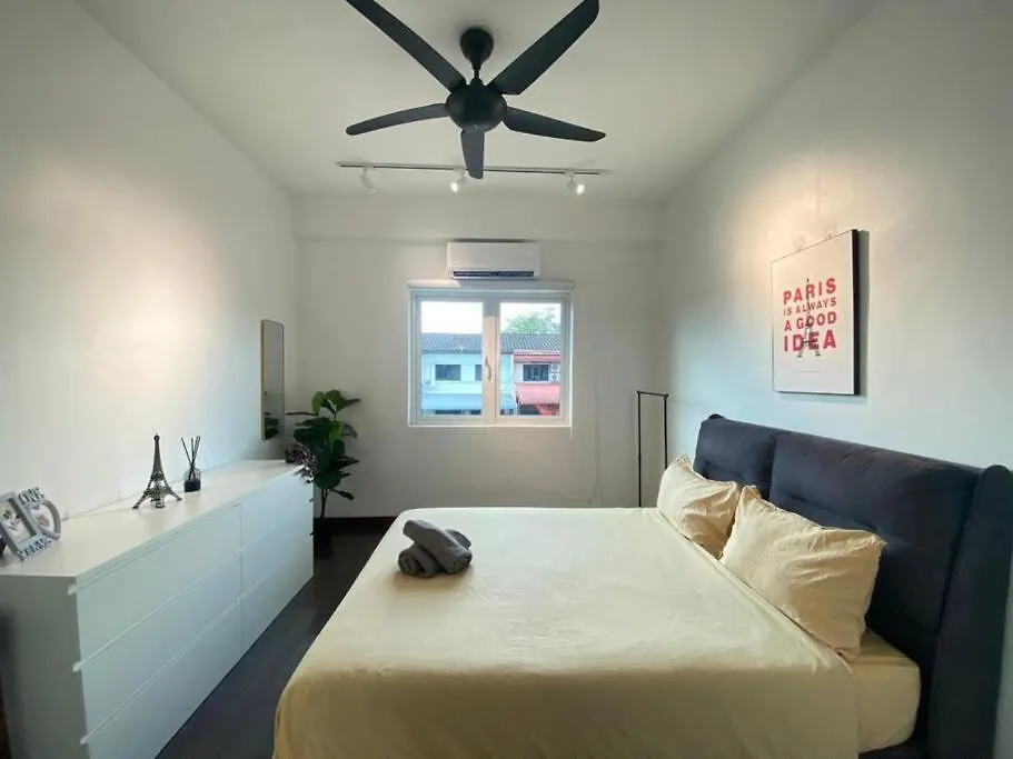 Modern Cozy House 4 Room 10Pax@Bukit Mertajam